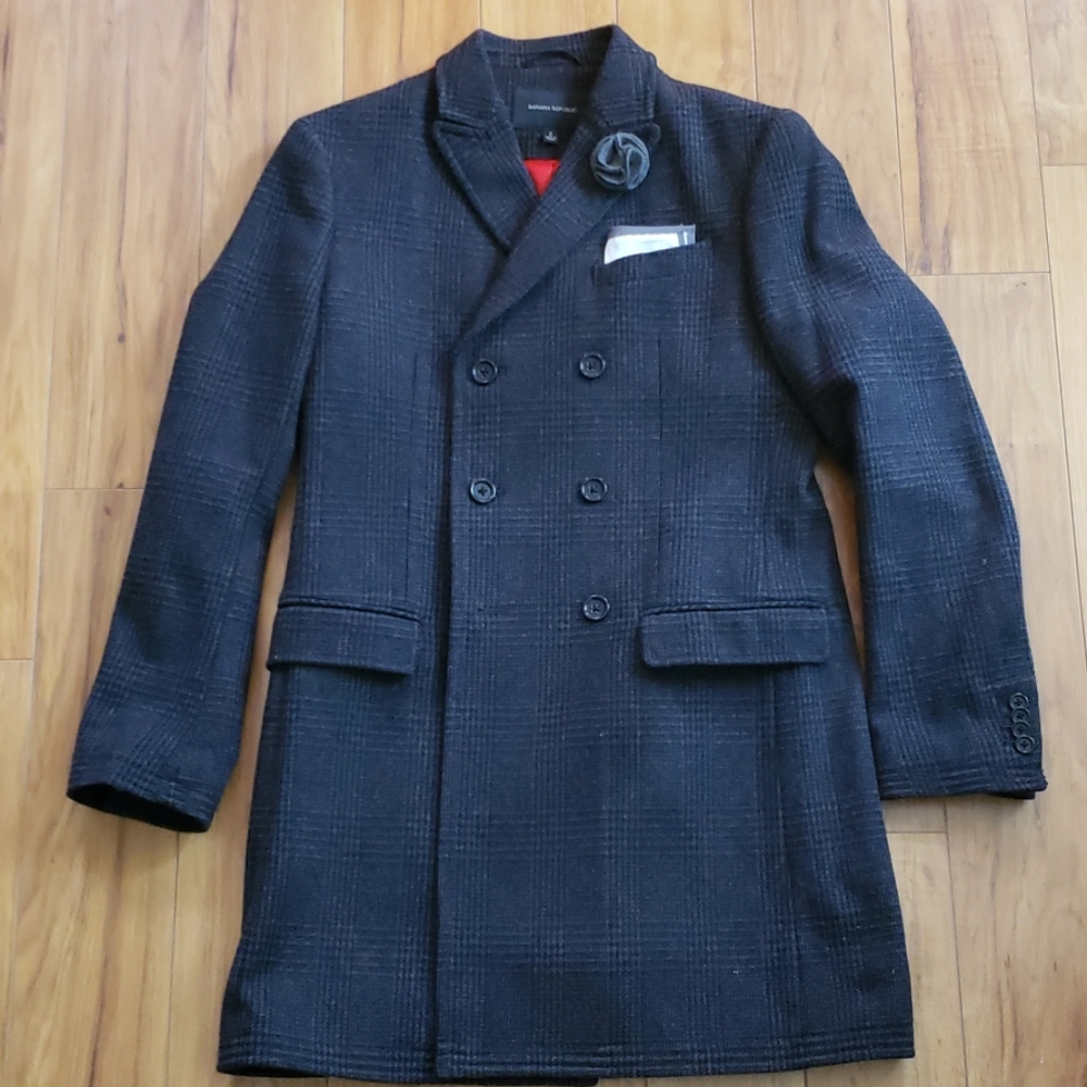 Banana Republic Double Breasted Top Coat